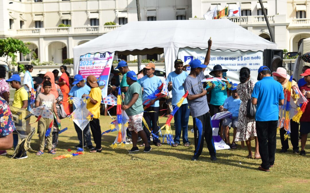 Kite festival in Galle face green 2025